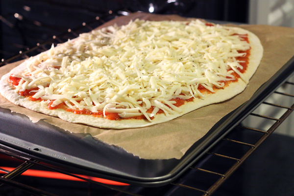 pizza cookie parchment homemade slide crispy sheet onto stone without sheets hot bake sday worry bottom paper don