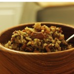 Rosemary Wild Rice with Mushrooms & Cashews