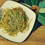 Fresh Pea Pesto & Linguine