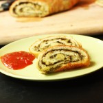 Pesto Pinwheel Pizza Bread