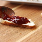 Strawberry Rhubarb & Goat Cheese Toasts