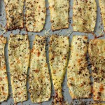Peppered Parmesan Squash Strips