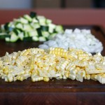 Skillet Corn with Zucchini & Onions