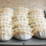 Sweet Pea & Mushroom Potstickers